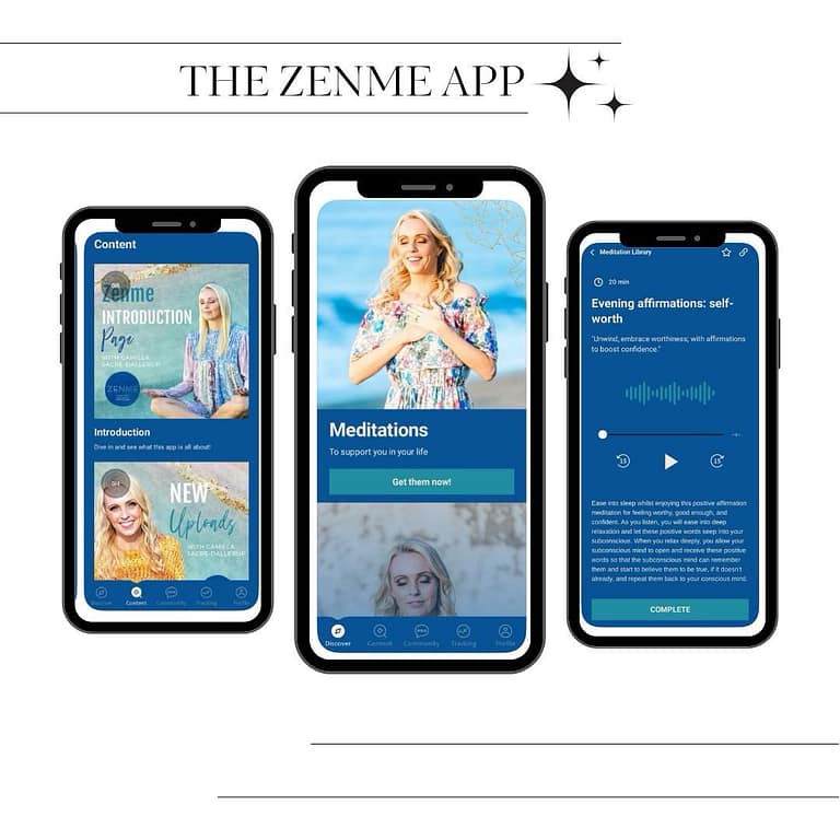 Zenme app for easy meditations and self care